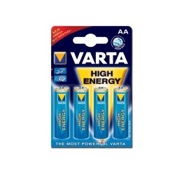 VARTA BATTERIE ALKALINE VARTA HIGH ENERGY - STILO AA (CONF. 20 X 4 PZ.)
