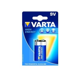 VARTA BATTERIE ALKALINE VARTA HIGH ENERGY - TRANSISTOR 9V (CONF. 10 X 1 PZ.)