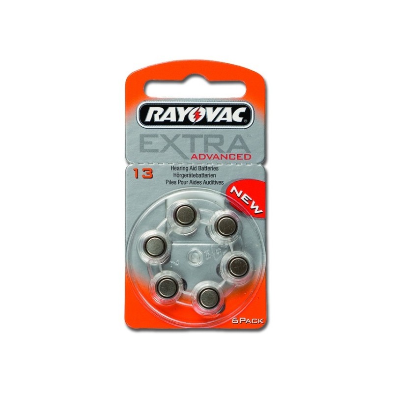 RAYOVAC BATTERIE ACUSTICA RAYOVAC 13 - SENZA MERCURIO (CONF. 10 X 6 PZ.)