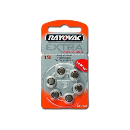 RAYOVAC BATTERIE ACUSTICA RAYOVAC 13 - SENZA MERCURIO (CONF. 10 X 6 PZ.)