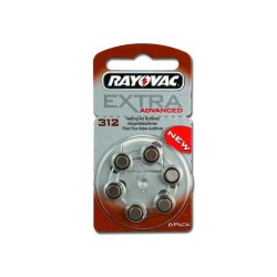 RAYOVAC BATTERIE ACUSTICA RAYOVAC 312 - SENZA MERCURIO (CONF. 10 X 6 PZ.)