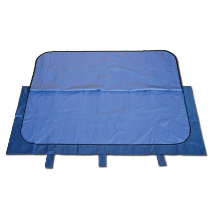GIMA TELO TRASPORTO SALMA IN VINILE-NYLON - BLU - PORTATA 150KG - 210 X 90 CM
