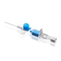 GIMA AGO CANNULA SIDEPORT DI SICUREZZA A DUE VIE CON ALETTE - (CONF. 50 PZ.)