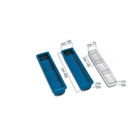 GIMA DIVISORIO - 3 SCOMPARTI - PER CARRELLI FARMACIA