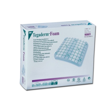 3M TEGADERM FOAM - 10X10 CM NON ADESIVO  - (CONF. 10 PZ.)