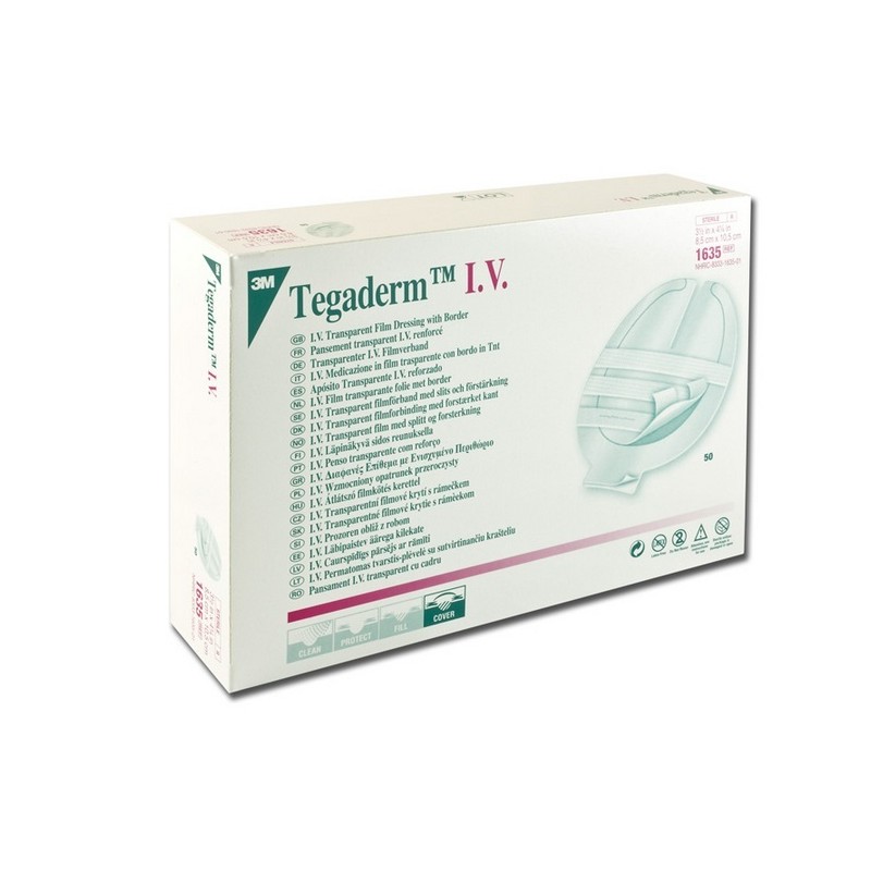 3M TEGADERM I.V. STRIPS - 8.5 X 10.5 CM - (CONF. 50 PZ.)