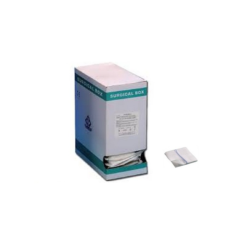 LUXOR NET COMPRESSA DI GARZA PIEGATA STERILE - 10 X 10 CM X-RAY - (DISPENSER DA 150 PZ.)