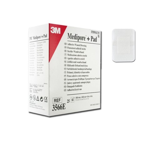 3M MEDIPORE + PAD - 5 X 7 CM - (CONF. 50 PZ.)
