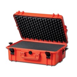 GIMA VALIGIETTA TERMOFORMATA CON INSERTI IN SPUGNA - CASE 430 - ARANCIONE O NERO - 464 X 366 X 176