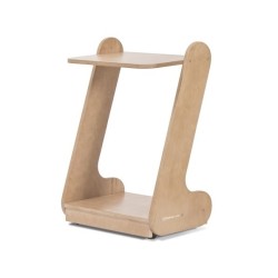 MORETTI CARRELLO IN LEGNO DI BETULLA - 2 RIPIANI - GALAXY