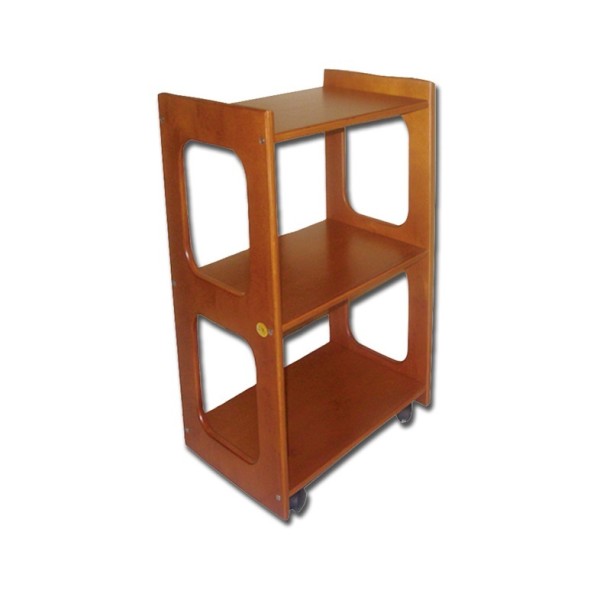 GIMA CARRELLO IN LEGNO DI CILIEGIO - DANTE - 50X40X77
