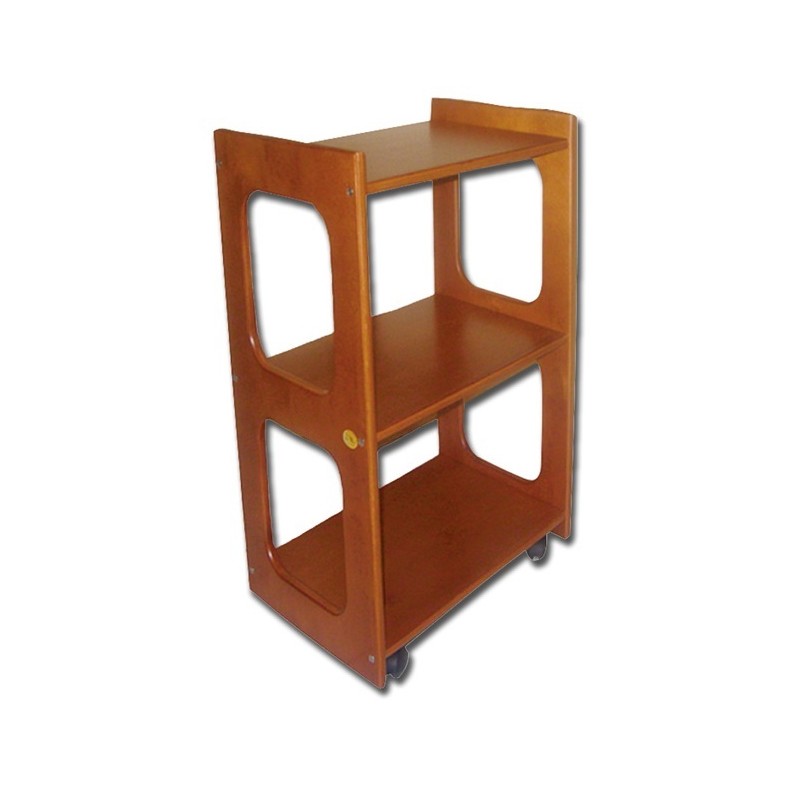 GIMA CARRELLO IN LEGNO DI CILIEGIO - DANTE - 50X40X77