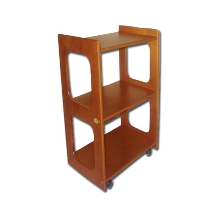 GIMA CARRELLO IN LEGNO DI CILIEGIO - DANTE - 50X40X77