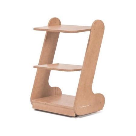 MORETTI CARRELLO IN LEGNO DI BETULLA - 3 RIPIANI - GALAXY