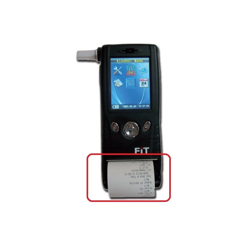 FIT ROTOLI DI CARTA PER ETILOMETRO PROFESSIONALE FIT-3 - CON STAMPANTE