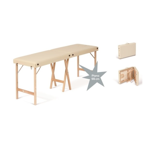 MORETTI LETTINO PIEGHEVOLE PER TRATTAMENTI A 2 SEZIONI CON FORO FACCIALE - 120KG - POLARIS