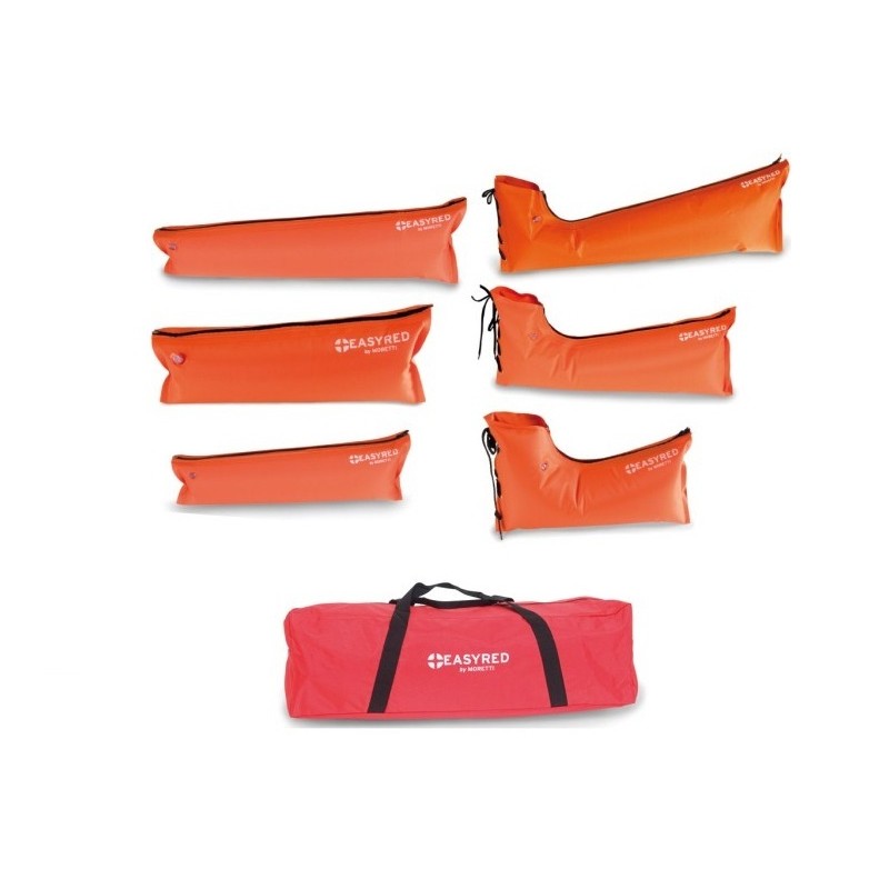 MORETTI KIT 6 STECCOBENDE GONFIABILI IN VINILE SPALMATO NYLON + BORSA PER IL TRASPORTO