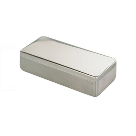 MORETTI SCATOLA LISCIA PER STERILIZZAZIONE STRUMENTI - IN ACCIAIO INOX 10/18