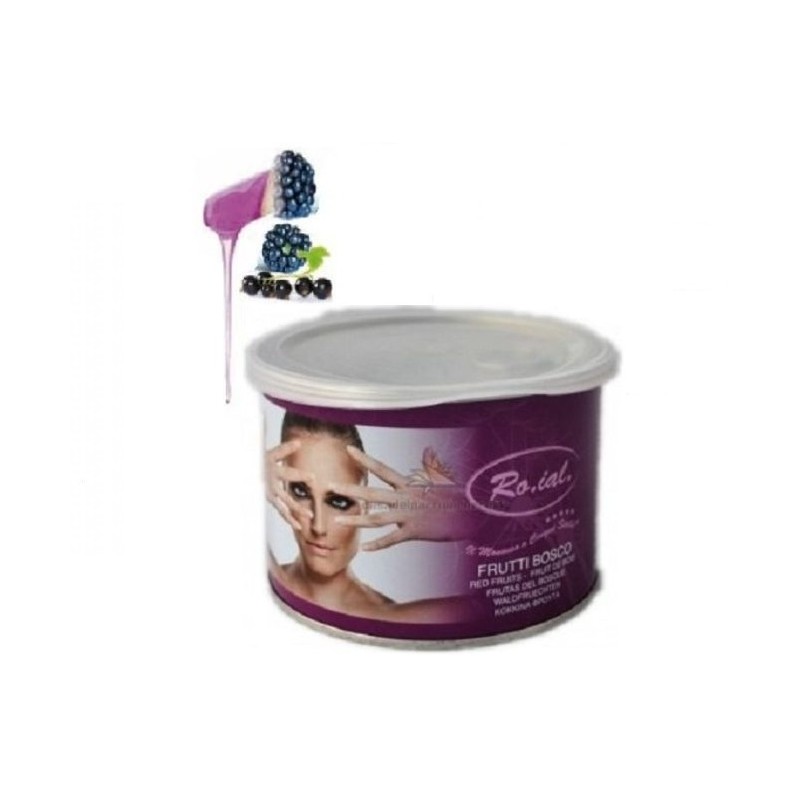 RO.IAL. CERA PER DEPILAZIONE IN BARATTOLO LIPOSOLUBILE - FRUTTI DI BOSCO - 400ML