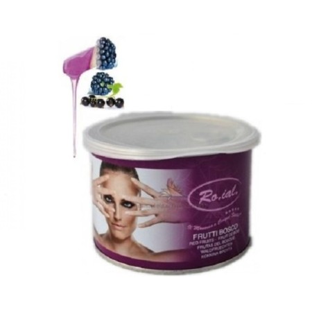 RO.IAL. CERA PER DEPILAZIONE IN BARATTOLO LIPOSOLUBILE - FRUTTI DI BOSCO - 400ML
