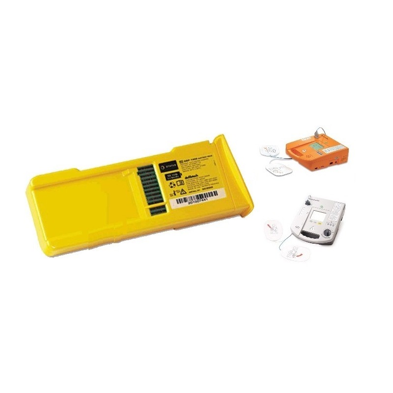 CU MEDICAL SYSTEMS BATTERIA RICARICABILE A 2 PIN PER DEFIBRILLATORI CU-ER1, CU-ER2, CU-ER3 VECCHI MODELLI