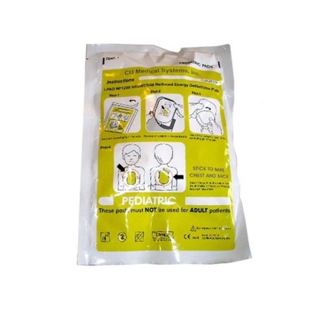 CU MEDICAL PIASTRE PEDIATRICHE ORIGINALI PER DEFIBRILLATORE IPAD CU-SP1 (COPPIA)