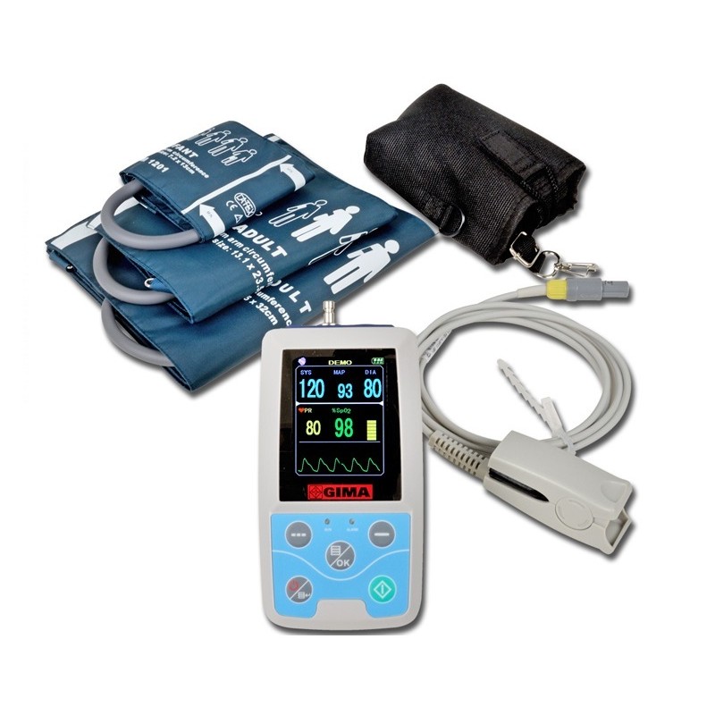 GIMA HOLTER PRESSORIO ABPM 24 ORE + SpO2 CON SOFTWARE