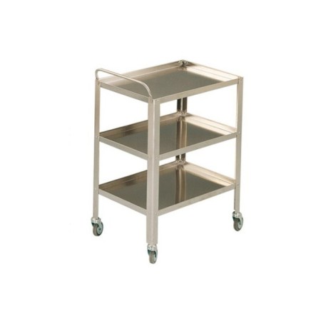 MORETTI CARRELLO INOX SMONTABILE 3 RIPIANI 60X40X80