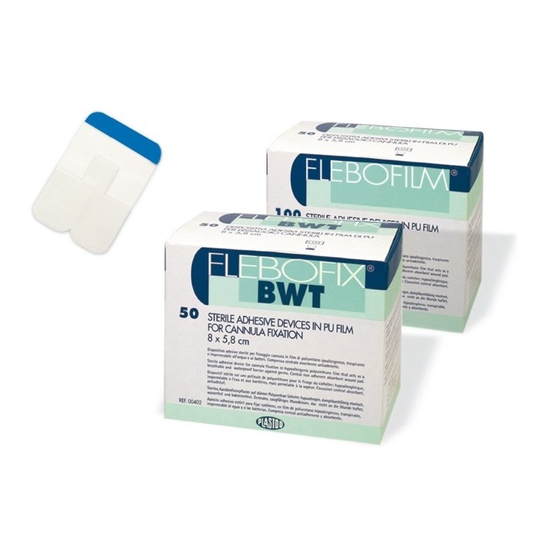 PLASTOD CEROTTI STERILI TRASPARENTI PER FISSAGGIO CANNULA SENZA TAMPONE (CONF. 100 PZ.)