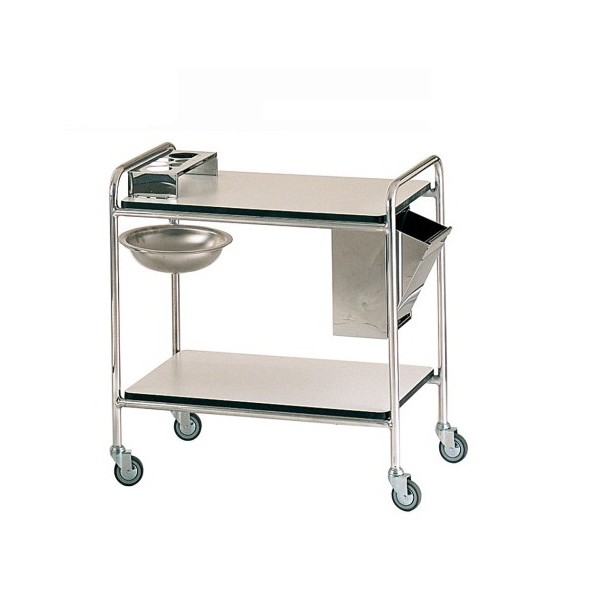 MORETTI CARRELLO ATTREZZATO A DUE PIANI - CM90X60X80H