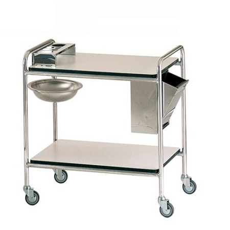 MORETTI CARRELLO ATTREZZATO A DUE PIANI - CM90X60X80H