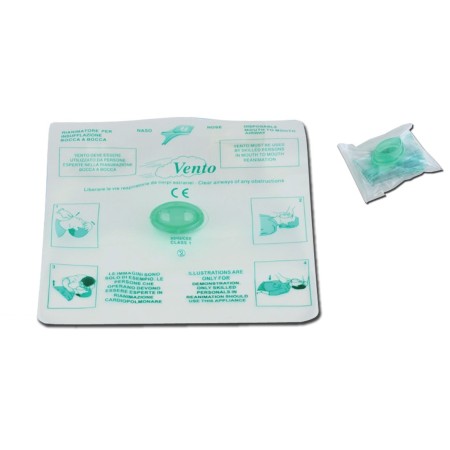 VENTO AIRWAYS - MASCHERINA PER RIANIMAZIONE MONOUSO - IN BUSTA