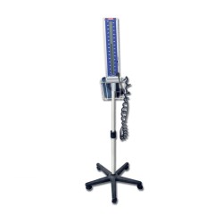 GIMA SFIGMOMANOMETRO SENZA MERCURIO SU CARRELLO CON CESTELLO