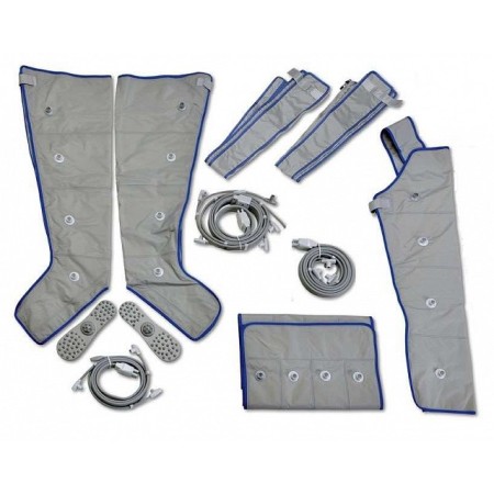 I-TECH LYMPHOPRESS 4 CON 2 GAMBALI, 2 PLANTARI PRESSORI, BRACCIALE, FASCIA ADDOMINALE E SDOPPIATORE