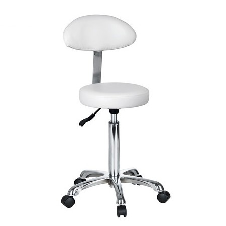 WEELKO SGABELLO CON SCHIENALE - ALTEZZA REGOLABILE - 3 COLORI (FAST PIU)