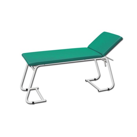 GIMA LETTINO DA VISITA MEDICA IN ACCIAIO VERNICIATO VERDE O GRIGIO ...