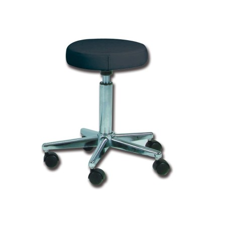 GIMA SGABELLO CON RUOTE - CON BASE IN METALLO - SEDILI DI VARI COLORI