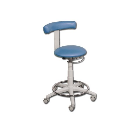 GIMA SGABELLO - CON ANELLO POGGIAPIEDI - SEDILE DI VARI COLORI