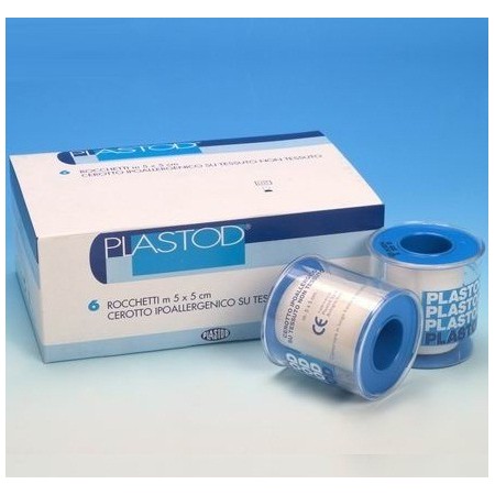 PLASTOD CEROTTI A ROCCHETTO 9,14MT X 2,5CM- IPOALLERGENICO IN TNT - (CONF. 12 PZ.)