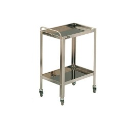 MORETTI CARRELLO INOX SMONTABILE 2 PIANI 70X50X80H