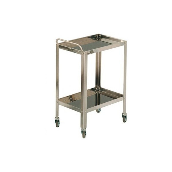 MORETTI CARRELLO INOX SMONTABILE 2 PIANI 90X60X80H