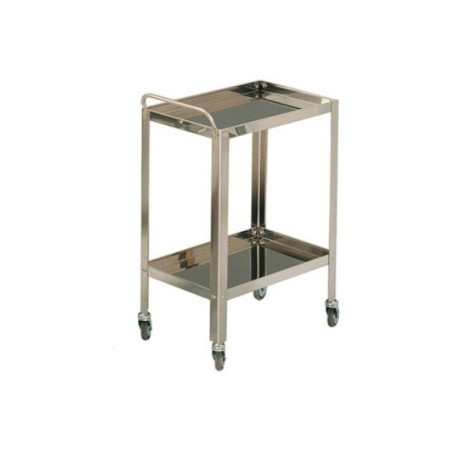 MORETTI CARRELLO INOX SMONTABILE 2 PIANI 90X60X80H