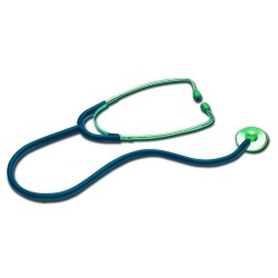 ERKA STETOSCOPIO ERKAPHON PIATTO IN ALLUMINIO - BLU