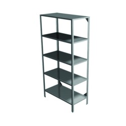 GIMA SCAFFALATURA INOX 5 RIPIANI