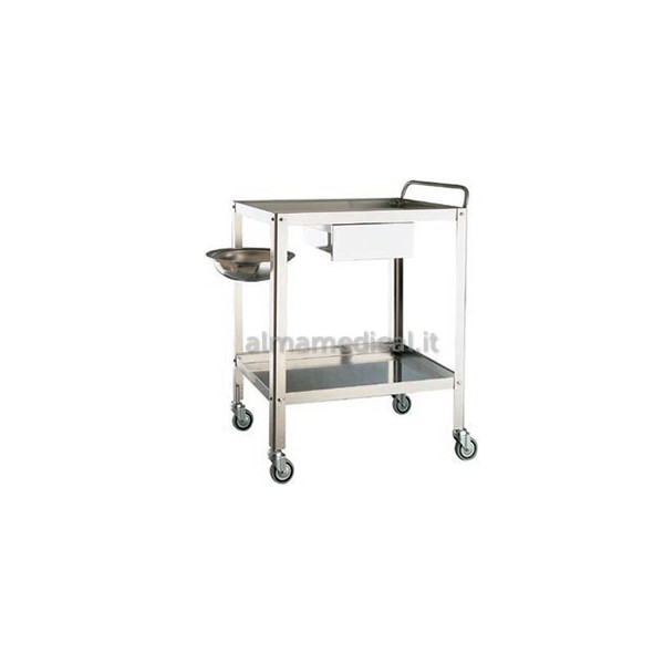 MORETTI CARRELLO MEDICAZIONE 1 CASSETTO 70X50X85
