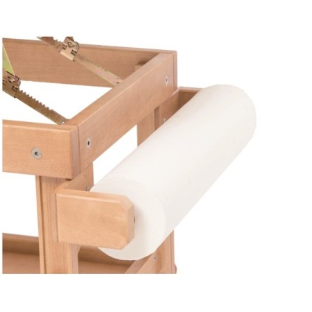 MORETTI LETTINO IN LEGNO PER TRATTAMENTI, MASSAGGI E VISITA CON PIANO, PORTAROTOLO E FORO FACCIALE - 200 KG - ANTARES