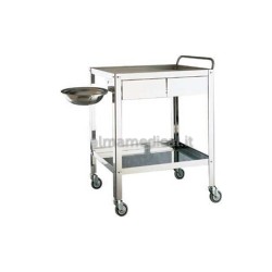 MORETTI CARRELLO MEDICAZIONE 2 CASSETTI 70X50X85
