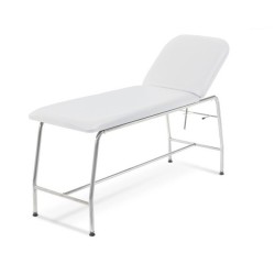 MORETTI LETTINO DA VISITA MEDICA CROMATO - NUOVO LYBRA 180KG - (BIA...