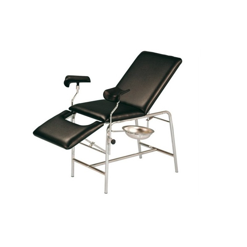 MORETTI LETTINO GINECOLOGICO A DUE SNODI PORTATA 150KG (BIANCO O NERO)