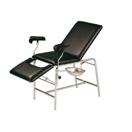 MORETTI LETTINO GINECOLOGICO A DUE SNODI PORTATA 150KG (BIANCO O NERO)